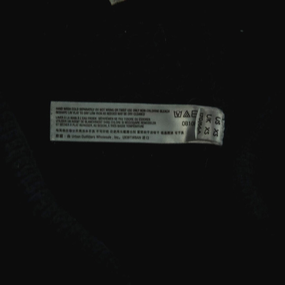 Free People Beach Size XS Black Hailee Sweater Pull On Wide Leg Cotton Pants - Picture 4 of 5